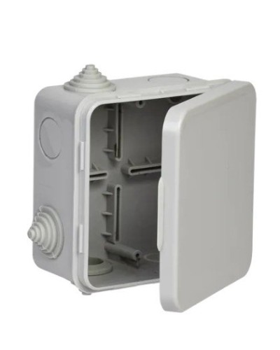Коробка КМ 100х100х50 GENERICA (UKO31-100-100-050-K03-54G). Коробка распаячная для открытой проводки. GENERICA в Миассе