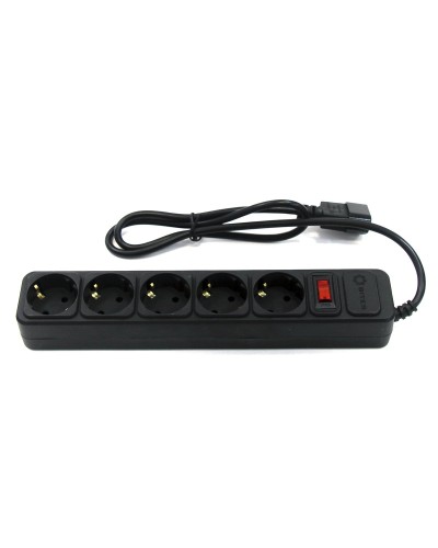 SP5B-110U. Сетевой фильтр 5 розеток, 1м, черный. 5bites в Миассе