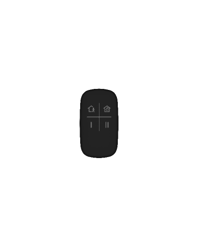 DS-PKF1-WE (цв. черный). Брелок 4-х кнопочный с обратной связью. AX PRO Hikvision в Миассе
