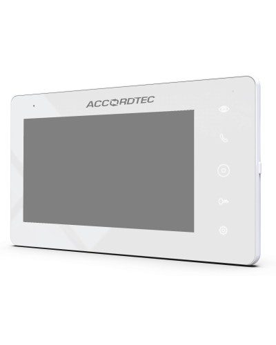 AT-VD720W WH. Монитор домофона цветной с функцией «свободные руки». AccordTec в Миассе