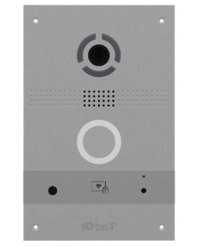 AV-08FB SILVER. Вызывная панель IP-домофона. BAS-IP в Миассе