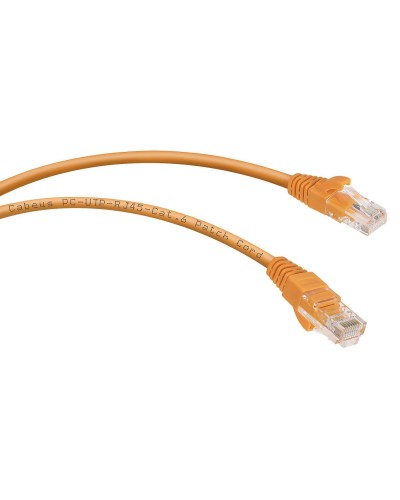 PC-UTP-RJ45-Cat.6-3m-OR (8701c), оранжевый. Патч-корд медный. CABEUS в Миассе