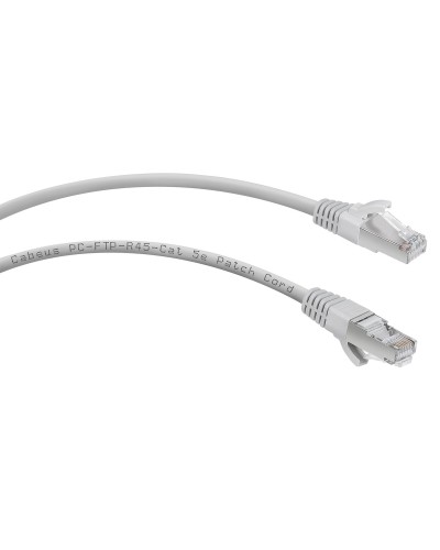PC-FTP-RJ45-Cat.5e-1m (7262c), серый. Патч-корд медный. CABEUS в Миассе