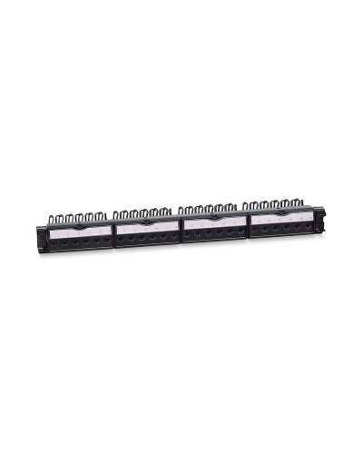 PL-24-KJ-RJ45-Cat.6-180T (11831c): Патч-панель 19" (1U), 24 порта RJ-45, категория 6, с задним кабельным организатором в Миассе