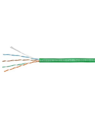 UTP-4P-Cat.5e-SOLID-LSZH-GN (9779c). Кабель «витая пара» (LAN) для структурированных систем связи. CABEUS в Миассе