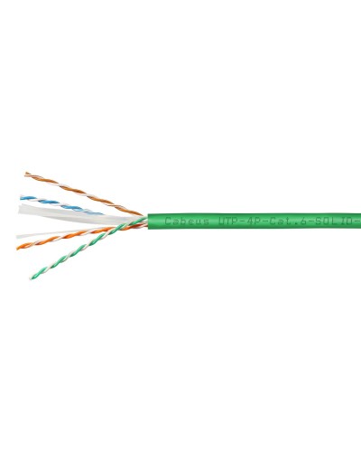 UTP-4P-Cat.6-SOLID-LSLTx-GN-100 (11139c-5). Кабель «витая пара» (LAN) для структурированных систем связи. CABEUS в Миассе