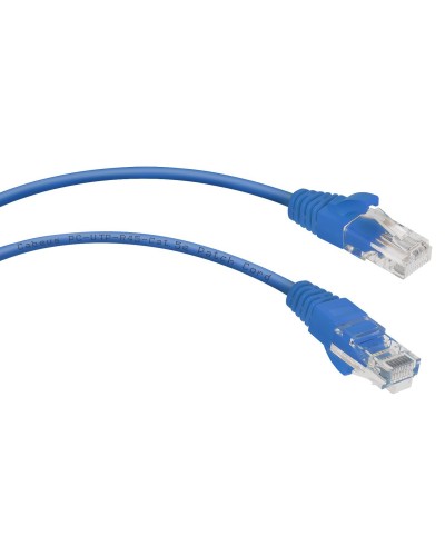 PC-UTP-RJ45-Cat.5e-0.5m-BL (7669c), синий. Патч-корд медный. CABEUS в Миассе