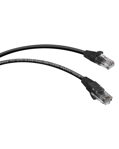 PC-UTP-RJ45-Cat.5e-2m-BK-LSZH (9539c), чёрный. Патч-корд медный. CABEUS в Миассе