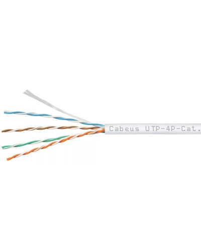 UTP-4P-Cat.5e-SOLID-LSZH-GY (9776c). Кабель «витая пара» (LAN) для структурированных систем связи. CABEUS в Миассе