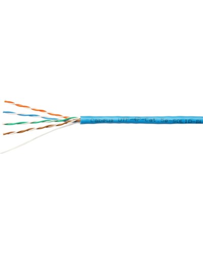 UTP-4P-Cat.5e-SOLID-BL-100 (7248c-5). Кабель «витая пара» (LAN) для структурированных систем связи. CABEUS в Миассе
