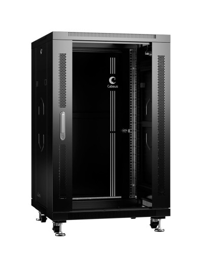 SH-05C-22U60/100-BK (8540c). Шкаф телекоммуникационный 19 напольный 22U. CABEUS в Миассе