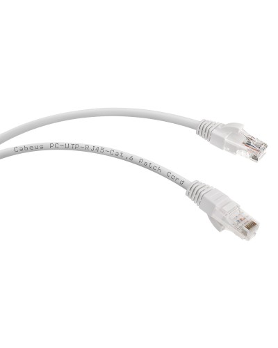 PC-UTP-RJ45-Cat.6-3m (7269c), серый. Патч-корд медный. CABEUS в Миассе
