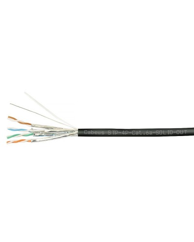 STP-4P-Cat.6a-SOLID-OUT-LSZH-UV (7198c). Кабель «витая пара» (LAN) для структурированных систем связи. CABEUS в Миассе
