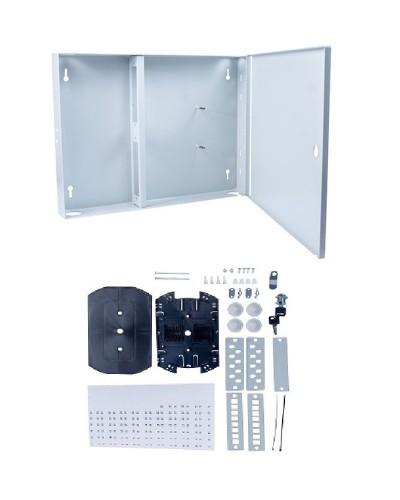 FO-WL-16-SC/2LC/FC/ST-FP-K (12302c). Бокс оптический настенный. CABEUS в Миассе