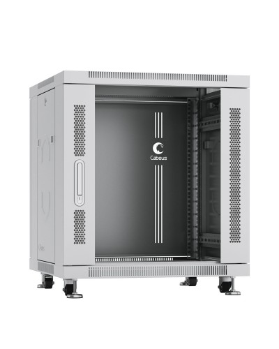 SH-05C-12U60/80 (7646c). Шкаф телекоммуникационный 19 напольный 12U. CABEUS в Миассе
