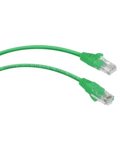 PC-UTP-RJ45-Cat.5e-0.5m-GN (7667c), зелёный. Патч-корд медный. CABEUS в Миассе