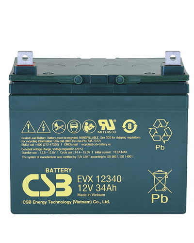 CSB EVX 12340. Аккумулятор герметичный свинцово-кислотный. CSB в Миассе