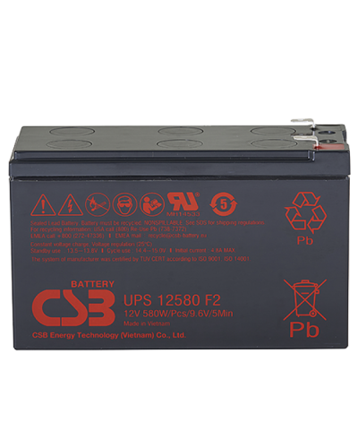 CSB UPS 12580. Аккумулятор герметичный свинцово-кислотный. CSB в Миассе
