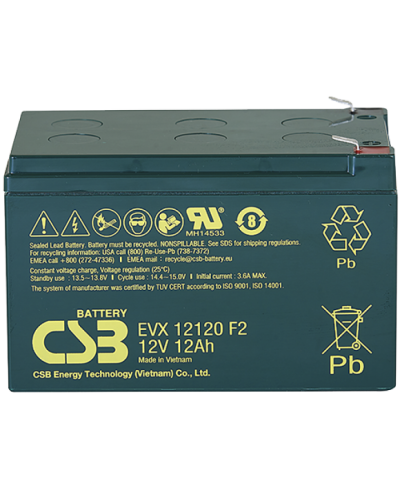 CSB EVX 12120. Аккумулятор герметичный свинцово-кислотный. CSB в Миассе