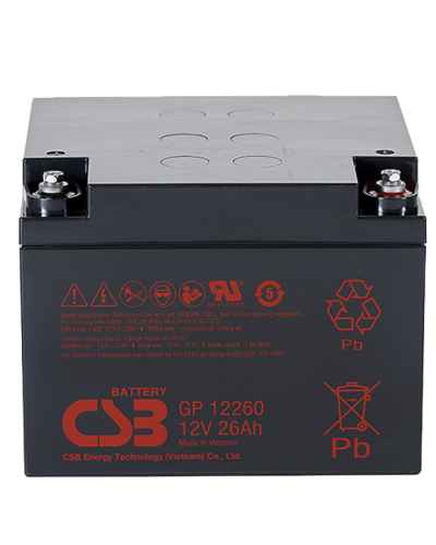 CSB GP 12260. Аккумулятор герметичный свинцово-кислотный. CSB в Миассе