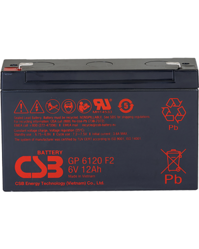 CSB GP 6120. Аккумулятор герметичный свинцово-кислотный. CSB в Миассе