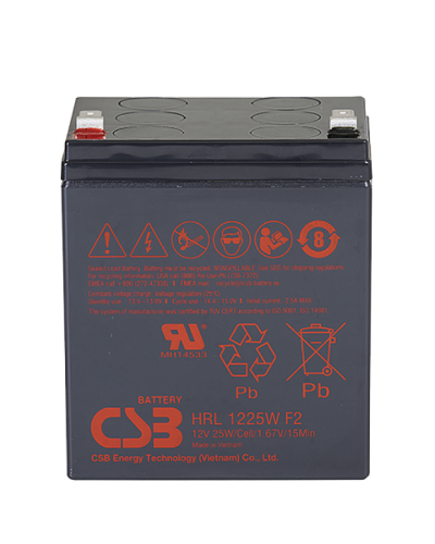 CSB HRL 1225W FR. Аккумулятор герметичный свинцово-кислотный. CSB в Миассе