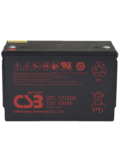CSB GPL 121000. Аккумулятор герметичный свинцово-кислотный. CSB в Миассе