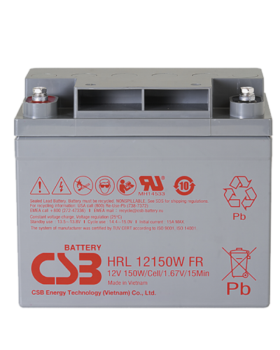 CSB HRL 12150W FR. Аккумулятор герметичный свинцово-кислотный. CSB в Миассе