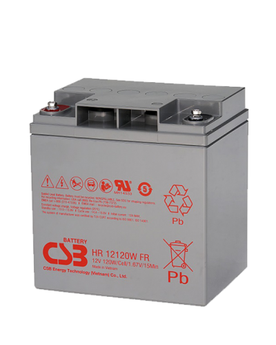 CSB HR 12120W FR. Аккумулятор герметичный свинцово-кислотный. CSB в Миассе