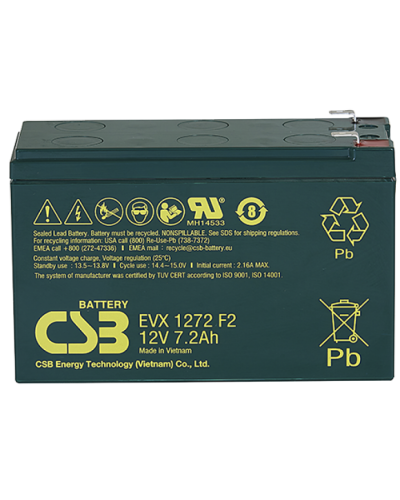 CSB EVX 1272. Аккумулятор герметичный свинцово-кислотный. CSB в Миассе
