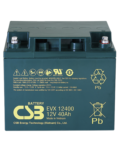 CSB EVX 12400. Аккумулятор герметичный свинцово-кислотный. CSB в Миассе