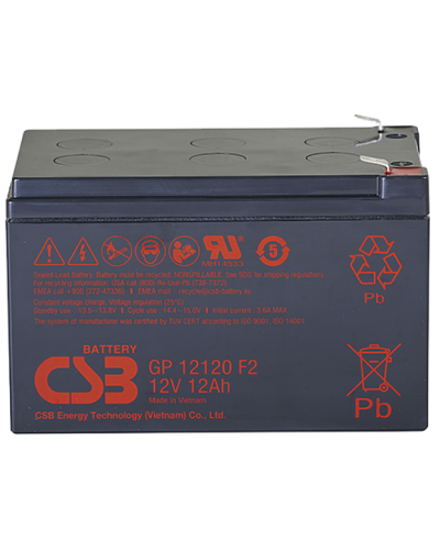 CSB GP 12120. Аккумулятор герметичный свинцово-кислотный. CSB в Миассе