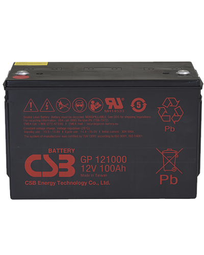 CSB GP 121000. Аккумулятор герметичный свинцово-кислотный. CSB в Миассе