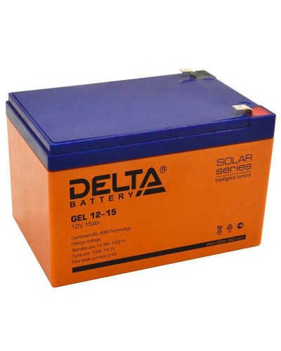 Delta GEL 12-15. Аккумулятор герметичный свинцово-кислотный. Delta в Миассе