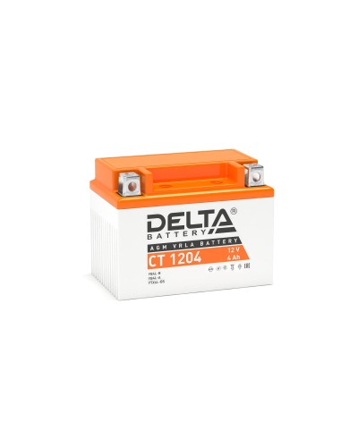 Delta CT 1204. Аккумулятор герметичный свинцово-кислотный стартерный. Delta в Миассе
