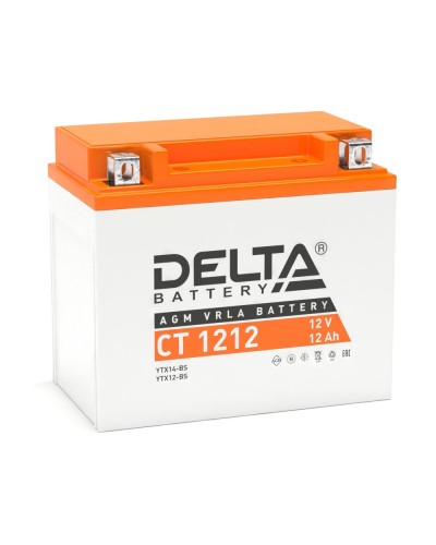 Delta CT 1212. Аккумулятор герметичный свинцово-кислотный стартерный. Delta в Миассе