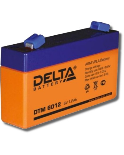 Delta DTM 6012. Аккумулятор герметичный свинцово-кислотный. Delta в Миассе