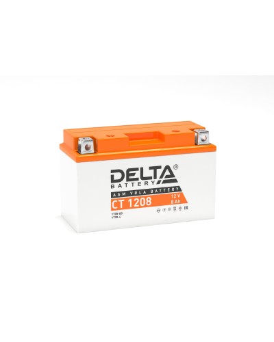Delta CT 1208. Аккумулятор герметичный свинцово-кислотный стартерный. Delta в Миассе