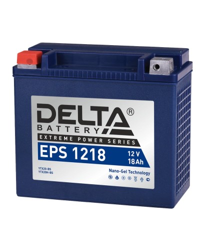 Delta EPS 1218. Аккумулятор герметичный свинцово-кислотный стартерный. Delta в Миассе