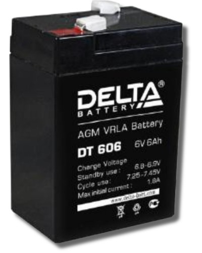 Delta DT 606. Аккумулятор герметичный свинцово-кислотный. Delta в Миассе