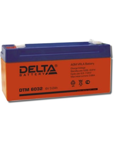 Delta DTM 6032. Аккумулятор герметичный свинцово-кислотный. Delta в Миассе