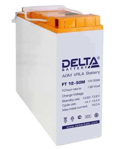 Delta FT 12-50 M. Аккумулятор герметичный свинцово-кислотный. Delta в Миассе