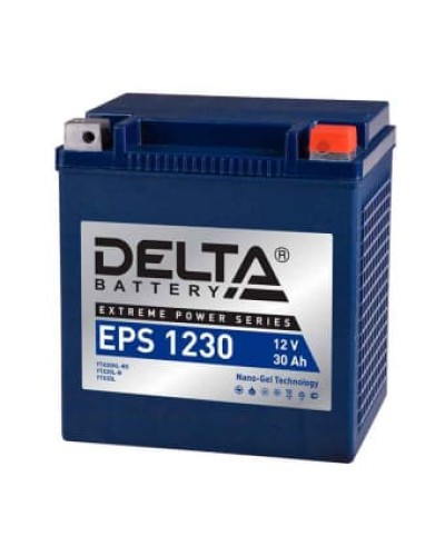 Delta EPS 1230. Аккумулятор герметичный свинцово-кислотный стартерный. Delta в Миассе