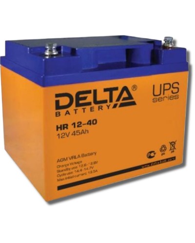 Delta HR 12-40. Аккумулятор герметичный свинцово-кислотный. Delta в Миассе