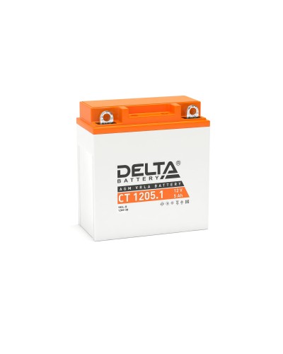 Delta CT 1205.1. Аккумулятор герметичный свинцово-кислотный стартерный. Delta в Миассе