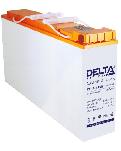 Delta FT 12-125 M. Аккумулятор герметичный свинцово-кислотный. Delta в Миассе