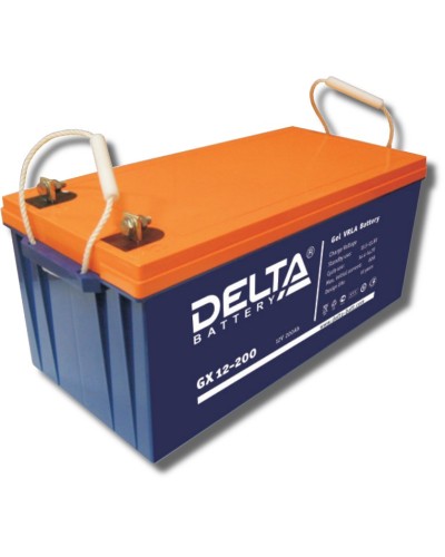 Delta GX 12-200. Аккумулятор герметичный свинцово-кислотный. Delta в Миассе