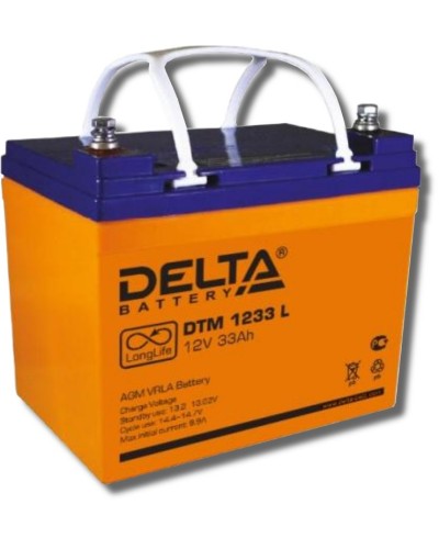 Delta DTM 1233 L. Аккумулятор герметичный свинцово-кислотный. Delta в Миассе