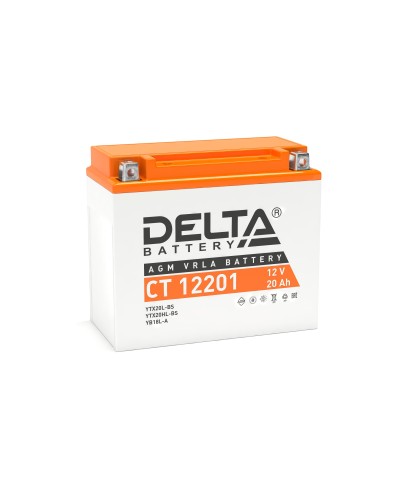 Delta CT 1220.1. Аккумулятор герметичный свинцово-кислотный стартерный. Delta в Миассе