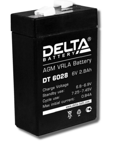 Delta DT 6028. Аккумулятор герметичный свинцово-кислотный. Delta в Миассе